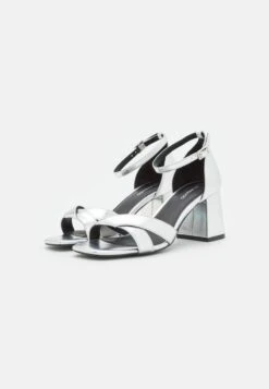 Riemensandalette - Silver 8 Riemensandalette - Silver -Even&Odd Winkel e0038da606de46d58b3ee9bcce3da2ea