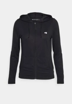 BREATHABLE ZIP-UP HOODIE - Sweatjacke - Black 9 BREATHABLE ZIP-UP HOODIE - Sweatjacke - Black -Even&Odd Winkel e03366dbe56d4969a7e680f7107791b7