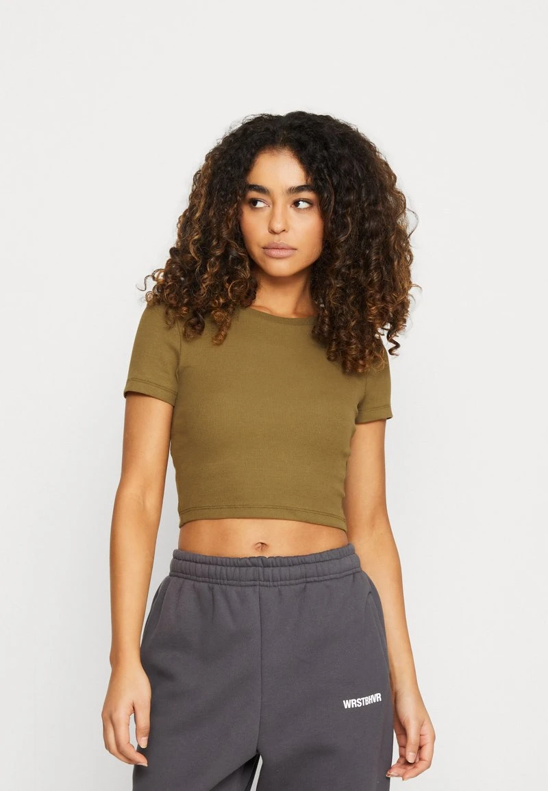 Even&Odd 3 PACK - T-Shirt Basic - White/black/olive 4 Even&Odd 3 PACK - T-Shirt Basic - White/black/olive – Bild 4