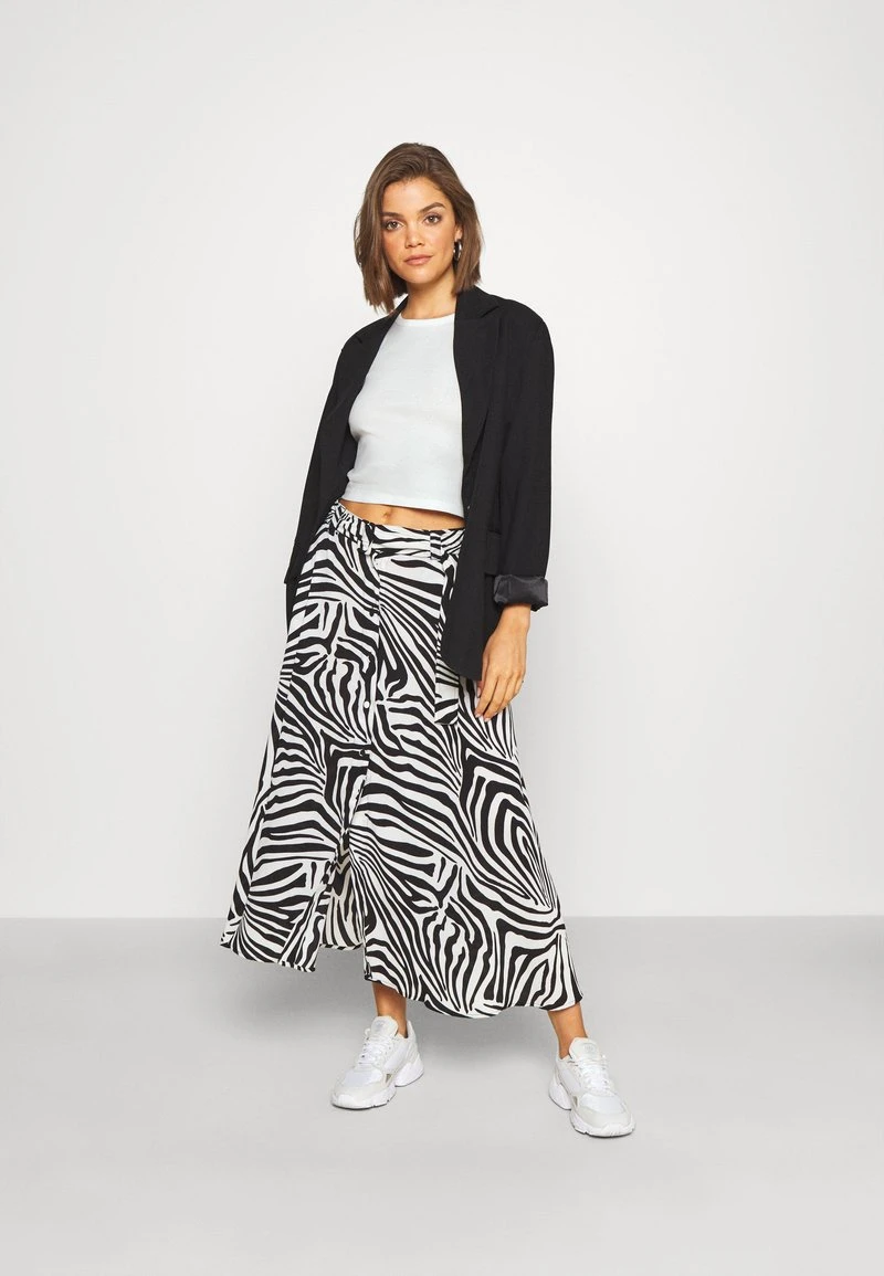 Even&Odd 2 PACK CROPPED TANK - T-Shirt Basic - Black/white 1 Even&Odd 2 PACK CROPPED TANK - T-Shirt Basic - Black/white