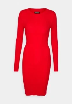 Even&Odd CREW AUSSCHNITT RIPP BASIC BODYCON MINI STRICKKLEID - Etuikleid - Berry -Even&Odd Winkel e57b0e4a0d054e27ac65815742c05010