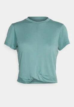 T-Shirt Basic - Blue-grey -Even&Odd Winkel f010a9a64c8048fabaacb769cbd9e188