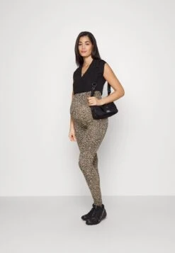 2 PACK - Leggings - Hosen - Black/multi-coloured