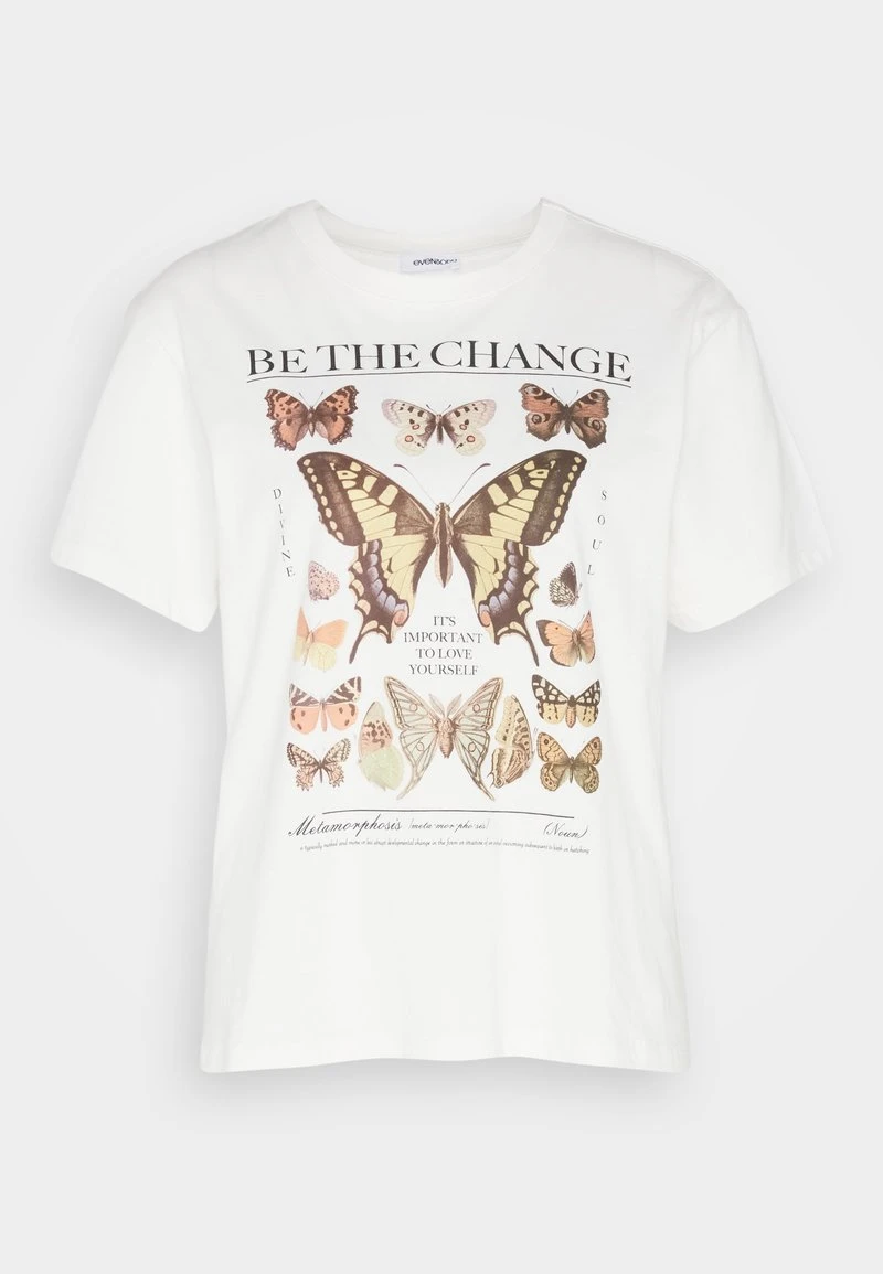 Even&Odd T-Shirt Print - Off-white 5 Even&Odd T-Shirt Print - Off-white – Bild 5