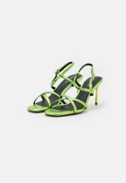 Even&Odd LEATHER - High Heel Sandalette - Green -Even&Odd Winkel f5f812e8c2864e15888b5cde8f529aea